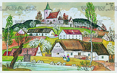 Vesnice na jaře 1942