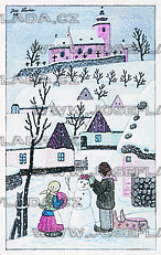 Stavíme sněhuláka 1948 (2)