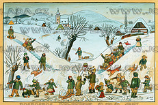 Dětské hry v zimě 1936 ver.2