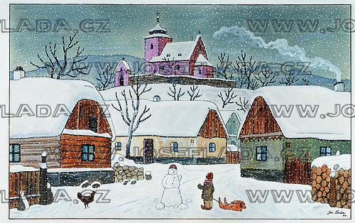 Zima (Sněhulák a slepice) 1944