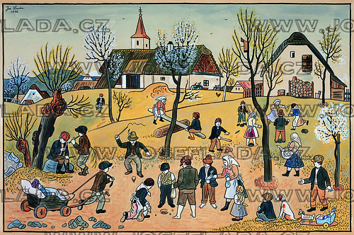 Dětské hry na jaře 1936